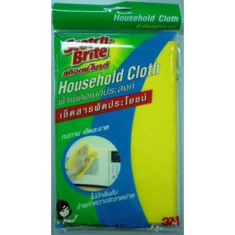 SCOTCH-BRITE® ผ้าเช็ดอเนกประสงค์ HOUSEHOLD CLOTH (แพ็ค 3 ชิ้น) SCOTCH-BRITE® ผ้าเช็ดอเนกประสงค์ HOUSEHOLD CLOTH (แพ็ค 3 ชิ้น)