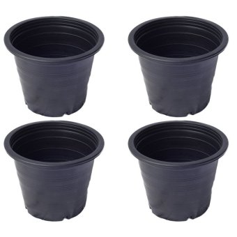 Papamami Pots Round Black Plastic กระถางพลาสติกกลม 5.5 นิ้ว 4 ใบ (สีดำ) Papamami Pots Round Black Plastic กระถางพลาสติกกลม 5.5 นิ้ว 4 ใบ (สีดำ)