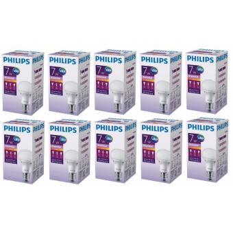 Philips หลอดไฟ LED Bulb 7W Essential แสงวอร์มไวท์ ขั้วเกลียว E27 ( 10 หลอด ) Philips หลอดไฟ LED Bulb 7W Essential แสงวอร์มไวท์ ขั้วเกลียว E27 ( 10 หลอด )