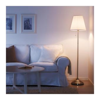 ARSTID โคมไฟตั้งพื้น Floor lamp สูง 155 cm (นิเกิล-ขาว) ARSTID โคมไฟตั้งพื้น Floor lamp สูง 155 cm (นิเกิล-ขาว)