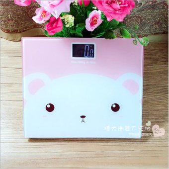 Electronic weight scale เครื่องชั่งน้ำหนักดิจิตอล กาตู็น (pink) Electronic weight scale เครื่องชั่งน้ำหนักดิจิตอล กาตู็น (pink)