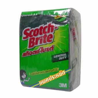 Scotch-brite® 4”x 6” Value Pack 6 แผ่นใยขัด 4x6 นิ้ว แพ็คประหยัด 6 ชิ้น (แพ็ค 3 ชิ้น) Scotch-brite® 4”x 6” Value Pack 6 แผ่นใยขัด 4x6 นิ้ว แพ็คประหยัด 6 ชิ้น (แพ็ค 3 ชิ้น)