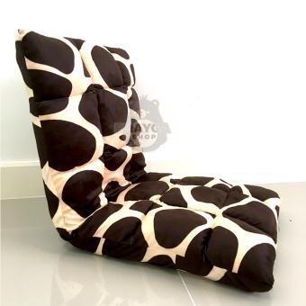 Emayga เก้าอี้ญี่ปุ่น เบาะรองนั่ง ปรับระดับได้ 3-5 ระดับ ขนาด 80 x 40 x 10 cm - สีน้ำตาล/ครีม (ลายยีราฟ) Emayga เก้าอี้ญี่ปุ่น เบาะรองนั่ง ปรับระดับได้ 3-5 ระดับ ขนาด 80 x 40 x 10 cm - สีน้ำตาล/ครีม (ลายยีราฟ)