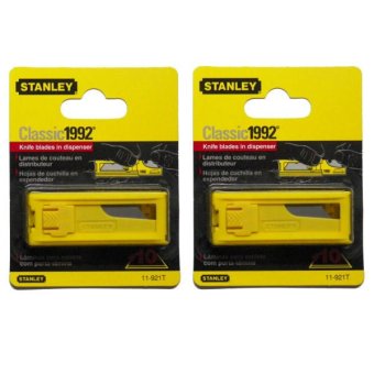Stanley ใบมีดคัทเตอร์ รุ่น 11-921T (10 ใบ/เเพ็ค) - แพ็คคู่ Stanley ใบมีดคัทเตอร์ รุ่น 11-921T (10 ใบ/เเพ็ค) - แพ็คคู่