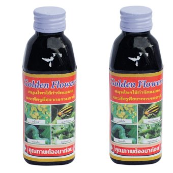 Golden Flower Herbal Insect สมุนไพรกำจัดแมลง และ ศัตรูพืช สูตรเข้มข้น ชนิดน้ำ ขนาด150 ซีซี (2ขวด) Golden Flower Herbal Insect สมุนไพรกำจัดแมลง และ ศัตรูพืช สูตรเข้มข้น ชนิดน้ำ ขนาด150 ซีซี (2ขวด)