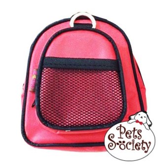 PetSociety เป้สุนัข, เป้แมว กระเป๋าเป้สำหรับสัตว์เลี้ยง (น้องหมา, น้องแมว) – สีแดง PetSociety เป้สุนัข, เป้แมว กระเป๋าเป้สำหรับสัตว์เลี้ยง (น้องหมา, น้องแมว) – สีแดง