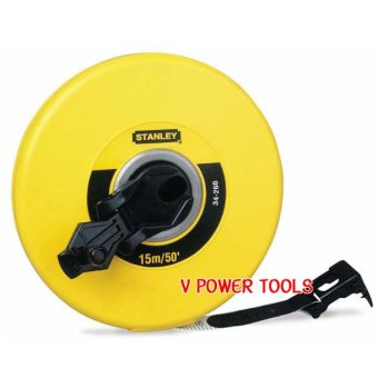 STANLEY เทปวัดระยะ วัดที่สายไฟเบอร์กลาส ยาว 15เมตร (50ฟุต) รุ่น 34-260 STANLEY เทปวัดระยะ วัดที่สายไฟเบอร์กลาส ยาว 15เมตร (50ฟุต) รุ่น 34-260