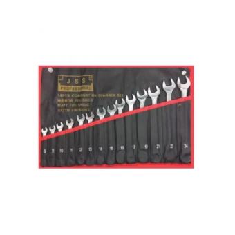 Tools Pro JSS เครื่องมือช่าง ประแจแหวนข้างปากตาย 14 ตัวชุด เบอร์ 8-24 MM Tools Pro JSS เครื่องมือช่าง ประแจแหวนข้างปากตาย 14 ตัวชุด เบอร์ 8-24 MM