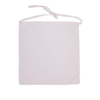 เช็คราคา CITOLE Kitchen Ware Chef Polyester Half Bistro Apron with Center Divide PocketWhite - intl นำเสนอ