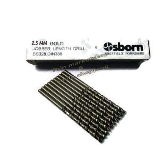 OSBORN ดอกสว่านเจาะเหล็ก 2.5 MM / 10ดอก OSBORN ดอกสว่านเจาะเหล็ก 2.5 MM / 10ดอก