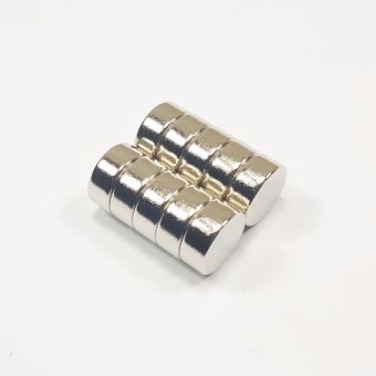 แม่เหล็กแรงสูง นีโอไดเมียม ขนาด 12mmx5mm (10 ชิ้น) แม่เหล็กแรงสูง นีโอไดเมียม ขนาด 12mmx5mm (10 ชิ้น)