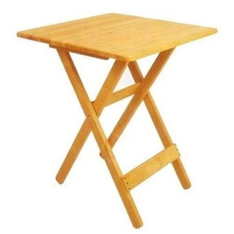 โต๊ะไม้ยางพับได้ ขนาด 60 cm. (สีธรรมชาติ) โต๊ะไม้ยางพับได้ ขนาด 60 cm. (สีธรรมชาติ)