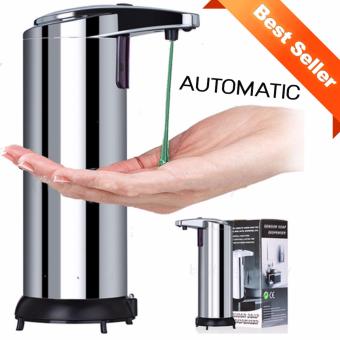Stainless Steel Automatic Soap Dispenser ที่ใส่สบู่เหลว น้ำยาล้างมือ อัตโนมัติ 1.5V/400ML. Stainless Steel Automatic Soap Dispenser ที่ใส่สบู่เหลว น้ำยาล้างมือ อัตโนมัติ 1.5V/400ML.