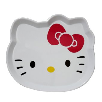 Sanrio ถาดหน้าคิตตี้ - สีขาว Sanrio ถาดหน้าคิตตี้ - สีขาว