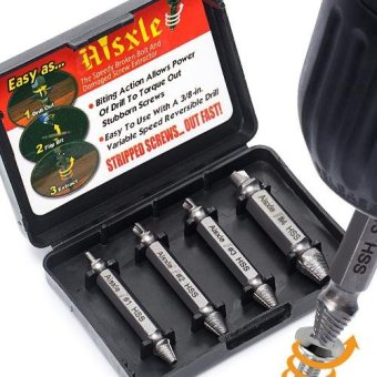 Aisxle - ชุดเครื่องมือถอดน็อตเสีย สกรูขันน๊อต 4 ชิ่น Aisxle - ชุดเครื่องมือถอดน็อตเสีย สกรูขันน๊อต 4 ชิ่น