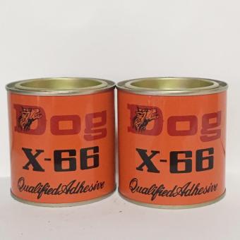 DOGกาวยางสารพัดประโยชน์X-66 200กรัม 2กระป๋อง DOGกาวยางสารพัดประโยชน์X-66 200กรัม 2กระป๋อง