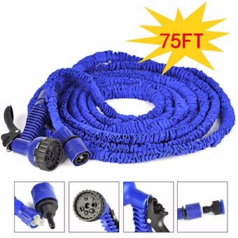 Elastic Hose สายยางยืดหดอัตโนมัติ MAGIC HOSE Automatically EXPANDS and Contracts 75 ฟุต/22.5M (สีน้ำเงิน) Elastic Hose สายยางยืดหดอัตโนมัติ MAGIC HOSE Automatically EXPANDS and Contracts 75 ฟุต/22.5M (สีน้ำเงิน)