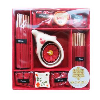 Aromdee premuim incense : ธูปหอมอโรมา กำยานหอม กลิ่นกุหลาบ บรรจุในกล่องกระดาษสา สวยงาม Aromdee premuim incense : ธูปหอมอโรมา กำยานหอม กลิ่นกุหลาบ บรรจุในกล่องกระดาษสา สวยงาม