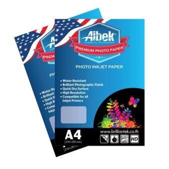 AIBEK GLOSSY PAPER กระดาษพิมพ์ภาพถ่ายแบบมันวาว 115 แกรม (แพ็ค 50 แผ่น) AIBEK GLOSSY PAPER กระดาษพิมพ์ภาพถ่ายแบบมันวาว 115 แกรม (แพ็ค 50 แผ่น)