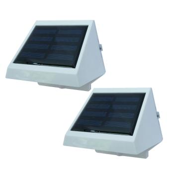 โคมไฟโซล่าเซลล์แบบกลม 2 LED รุ่น Solar LED 2pcs โคมไฟโซล่าเซลล์แบบกลม 2 LED รุ่น Solar LED 2pcs