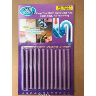 Sani Sticks อุปกรณ์แก้ท่ออุดตัน แท่งทำความสะอาดท่อน้ำ Sani Sticks อุปกรณ์แก้ท่ออุดตัน แท่งทำความสะอาดท่อน้ำ