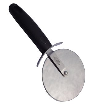 Thai Style ที่ตัดพิซซ่าสเตนเลส Pizza Cutter 4 นิ้ว ด้ามยางสีดำ Thai Style ที่ตัดพิซซ่าสเตนเลส Pizza Cutter 4 นิ้ว ด้ามยางสีดำ