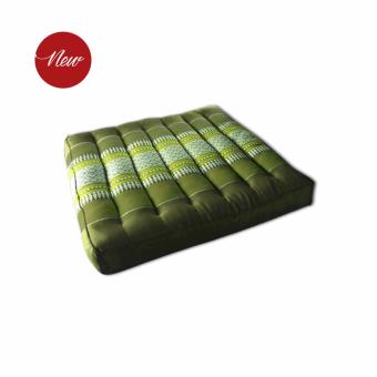 Asia OTOP เบาะรองนั่งอย่างดี นุ่นะรรมชาติ 100% สีเขียว ขนาด 40*40*8 ซม. Asia OTOP เบาะรองนั่งอย่างดี นุ่นะรรมชาติ 100% สีเขียว ขนาด 40*40*8 ซม.