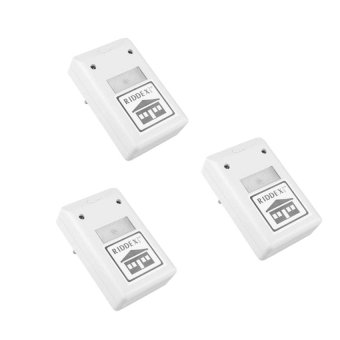 Like Buillt-In Nightlight Pest Repelling Aid เครื่องไล่หนู แมลงสาบ แครื่องไล่แมลงในบ้าน แพ็ค3ชิ้น Like Buillt-In Nightlight Pest Repelling Aid เครื่องไล่หนู แมลงสาบ แครื่องไล่แมลงในบ้าน แพ็ค3ชิ้น