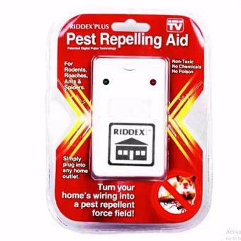 เครื่องไล่หนู แมลงสาป ยุง มดและแมงมุม Electronic LED Light Pest Repelling Aid (White)1ชิ้น เครื่องไล่หนู แมลงสาป ยุง มดและแมงมุม Electronic LED Light Pest Repelling Aid (White)1ชิ้น