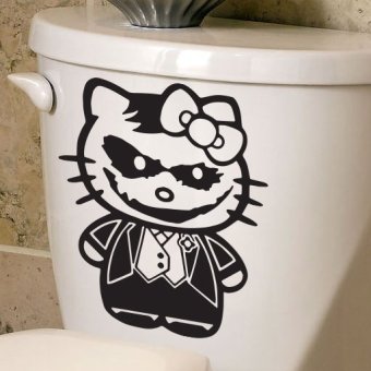 Sticker Pro Toilet Sticker Design funny kitty+joker สติ๊กเกอร์ตกแต่งสุขภัณฑ์ Sticker Pro Toilet Sticker Design funny kitty+joker สติ๊กเกอร์ตกแต่งสุขภัณฑ์