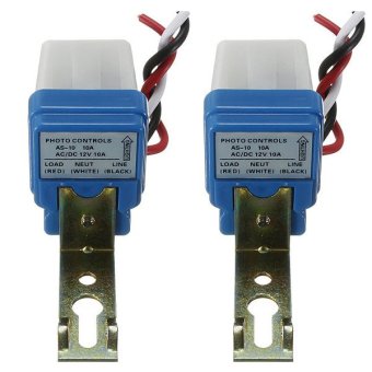 Photoswitch โฟโต้สวิท เปิดปิดไฟอัตโนมัติ ระบบไฟ DC 12V 10A แพคคู่ 2 ชิ้น Photoswitch โฟโต้สวิท เปิดปิดไฟอัตโนมัติ ระบบไฟ DC 12V 10A แพคคู่ 2 ชิ้น