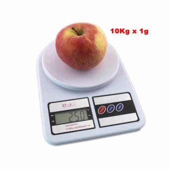 Electronic Kitchen Scale เครื่องชั่งน้ำหนักอาหาร รุ่น SF-400 เครื่องชั่งดิจิตอล 10000 g. (สีขาว) Electronic Kitchen Scale เครื่องชั่งน้ำหนักอาหาร รุ่น SF-400 เครื่องชั่งดิจิตอล 10000 g. (สีขาว)