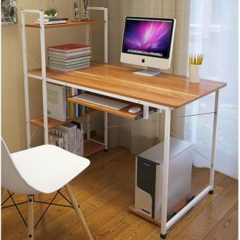 โต๊ะคอมพิวเตอร์ ขนาด 1.0 เมตร รุ่นมีต่อข้าง Loft Style โครงขาว โต๊ะคอมพิวเตอร์ ขนาด 1.0 เมตร รุ่นมีต่อข้าง Loft Style โครงขาว
