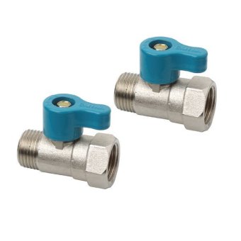 Sanwa BV 15 MF มินิบอลวาล์ว ทองเหลือง เกลียวนอก + เกลียวใน ขนาด 1/2 นิ้ว (แพ็คคู่) Sanwa BV 15 MF มินิบอลวาล์ว ทองเหลือง เกลียวนอก + เกลียวใน ขนาด 1/2 นิ้ว (แพ็คคู่)