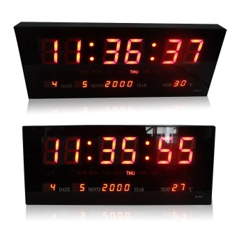นาฬิกาดิจิตอล LED DIGITAL CLOCK แขวนผนัง รุ่น JH3615 (ตัวเลขสีแดง) นาฬิกาดิจิตอล LED DIGITAL CLOCK แขวนผนัง รุ่น JH3615 (ตัวเลขสีแดง)