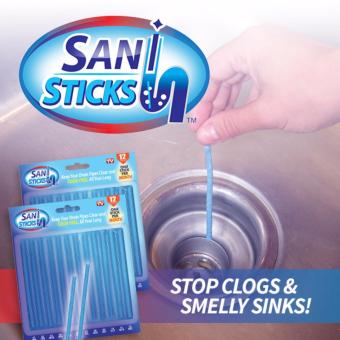 SANI Sticks แท่งทำความสะอาดท่อระบายน้ำ SANI Sticks แท่งทำความสะอาดท่อระบายน้ำ