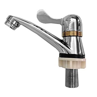 Golden Homes GH-019F ก็อกอ่างล้างหน้า ใบพายขอบทอง Golden Homes GH-019F ก็อกอ่างล้างหน้า ใบพายขอบทอง
