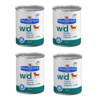 Hill's Science Diet อาหารสุนัข w/d แบบกระป๋อง ขนาด 370g ( 4 units ) Hill's Science Diet อาหารสุนัข w/d แบบกระป๋อง ขนาด 370g ( 4 units )
