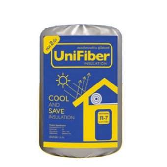 ฉนวนกันความร้อน ยูนิไฟเบอร์ หนา 2 นิ้ว ขนาด 0.6 x 4 เมตร - Unifiber Insulation ฉนวนกันความร้อน ยูนิไฟเบอร์ หนา 2 นิ้ว ขนาด 0.6 x 4 เมตร - Unifiber Insulation