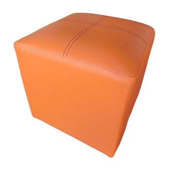 Asia เก้าอี้สตูลเบาะเหลี่ยม (สีส้ม) Asia เก้าอี้สตูลเบาะเหลี่ยม (สีส้ม)