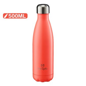 TGhome กระบอกน้ำ เก็บความร้อนความเย็น Bongda ทรงขวดโค๊ก 500 ml สีชมพู TGhome กระบอกน้ำ เก็บความร้อนความเย็น Bongda ทรงขวดโค๊ก 500 ml สีชมพู