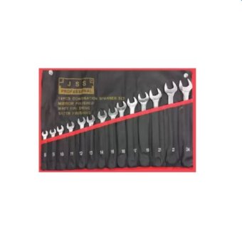 Tools Pro JSS เครื่องมือช่าง ประแจแหวนข้างปากตาย 14 ตัวชุด เบอร์ 8-24 MM Tools Pro JSS เครื่องมือช่าง ประแจแหวนข้างปากตาย 14 ตัวชุด เบอร์ 8-24 MM