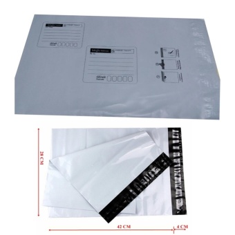 ซองไปรษณีย์พลาสติกสีขาว มีจ่าหน้า ขนาด 28x42 cm (100 ใบ) ซองไปรษณีย์พลาสติกสีขาว มีจ่าหน้า ขนาด 28x42 cm (100 ใบ)