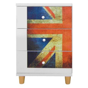 Besta ตู้ 3 ลิ้นชัก รุ่น BH-0054 ขนาด 60 x 40 x 90 ซม. (ลาย London) Besta ตู้ 3 ลิ้นชัก รุ่น BH-0054 ขนาด 60 x 40 x 90 ซม. (ลาย London)