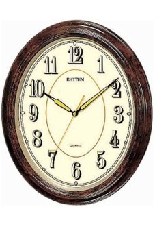 RHYTHM นาฬิกาแขวน รุ่น CMG712NR06 (Brown) RHYTHM นาฬิกาแขวน รุ่น CMG712NR06 (Brown)