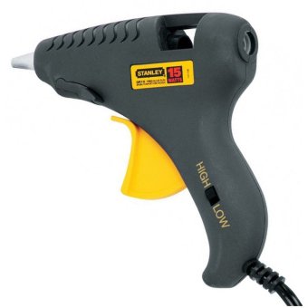Stanley 69-GR15B ปืนยิงกาวไฟฟ้า ขนาดเล็ก หัวกลม แบบสองระดับอุณหภูมิ GluePro™ ( Mini Hot Melt Glue Gun ) Stanley 69-GR15B ปืนยิงกาวไฟฟ้า ขนาดเล็ก หัวกลม แบบสองระดับอุณหภูมิ GluePro™ ( Mini Hot Melt Glue Gun )