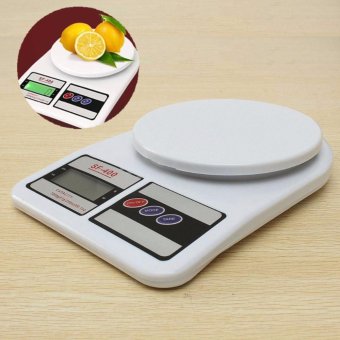 Electronic Kitchen Scale เครื่องชั่งน้ำหนักอาหาร รุ่น SF-400 เครื่องชั่งดิจิตอล 10000 g. (สีขาว) Electronic Kitchen Scale เครื่องชั่งน้ำหนักอาหาร รุ่น SF-400 เครื่องชั่งดิจิตอล 10000 g. (สีขาว)
