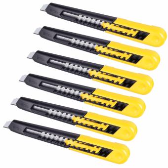 Stanley มีดคัทเตอร์ ด้ามพลาสติก ใบมีด 9 มม. รุ่น 10-150 (แพ็ค 6 อัน) Stanley มีดคัทเตอร์ ด้ามพลาสติก ใบมีด 9 มม. รุ่น 10-150 (แพ็ค 6 อัน)