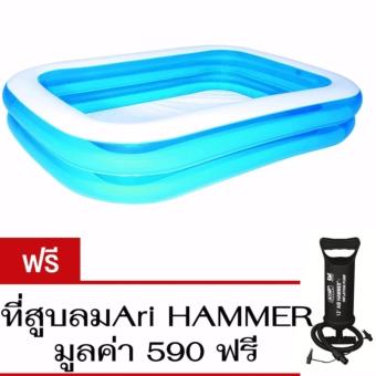 Bestway สระน้ำเป่าลม สำหรับครอบครัว 201x150x51 ซม Bestway สระน้ำเป่าลม สำหรับครอบครัว 201x150x51 ซม