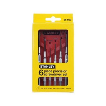 Stanley ไขควงสำหรับงานละเอียด 6 ชิ้น รุ่น 66-039 Stanley ไขควงสำหรับงานละเอียด 6 ชิ้น รุ่น 66-039